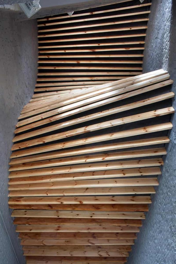 SKYLIGHT IN WOOD FOR A CAR PARK - © Maxime Delvaux Photographer